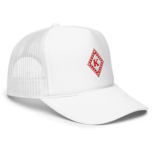 Nupe Diamond K Trucker Hat - Stylish Trendy Foam Design for Comfort - URBrand