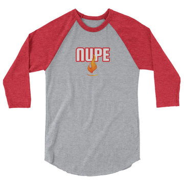 Nupe Fire 3/4 sleeve raglan shirt