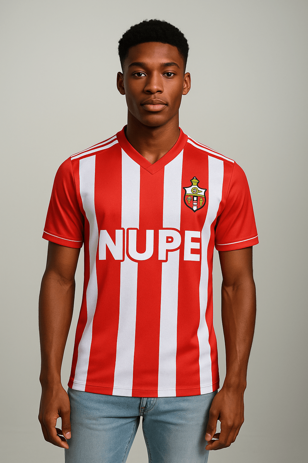 Nupe Multi Striped Soccer Jersey 1911 - URBrand