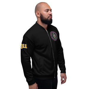 Omega Black Bomber Jacket Shield - URBrand