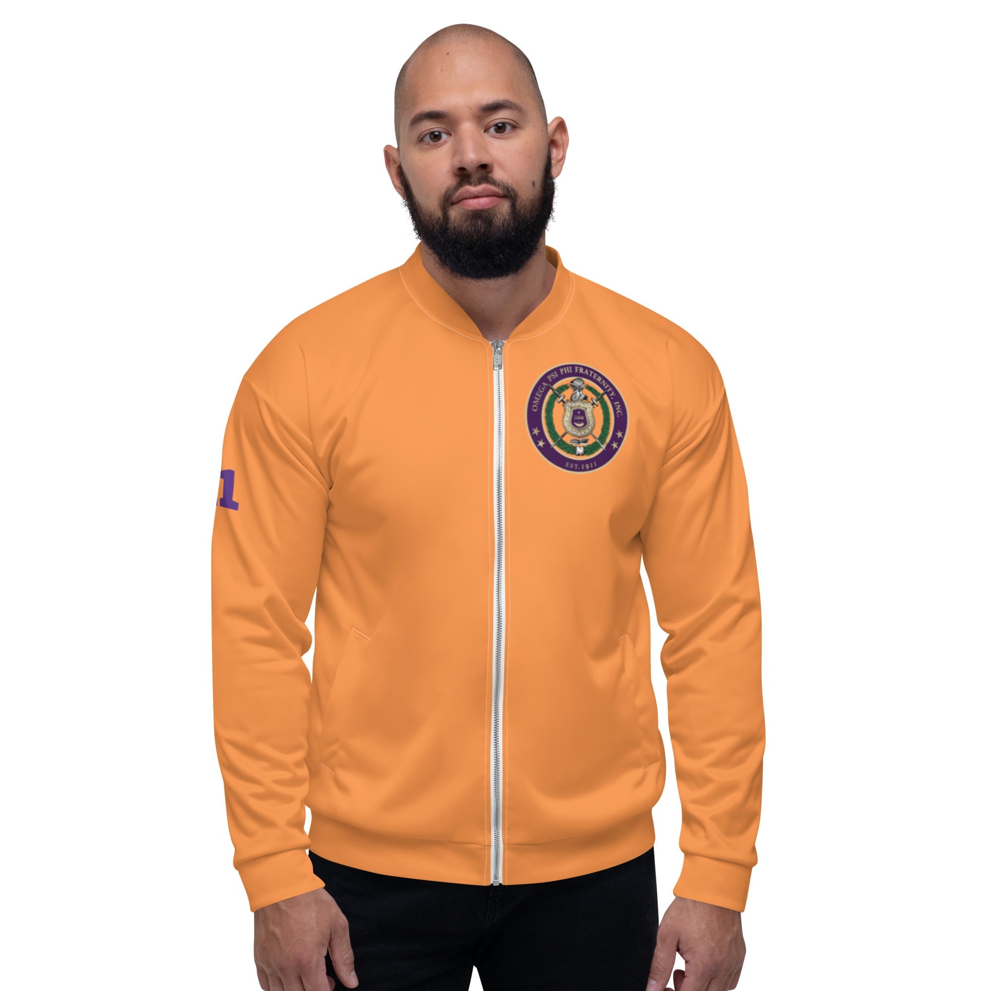 Omega Gold Shield Bomber Jacket - URBrand