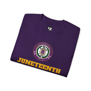 Omega Psi Phi Juneteenth Ultra Cotton Tee - URBrand