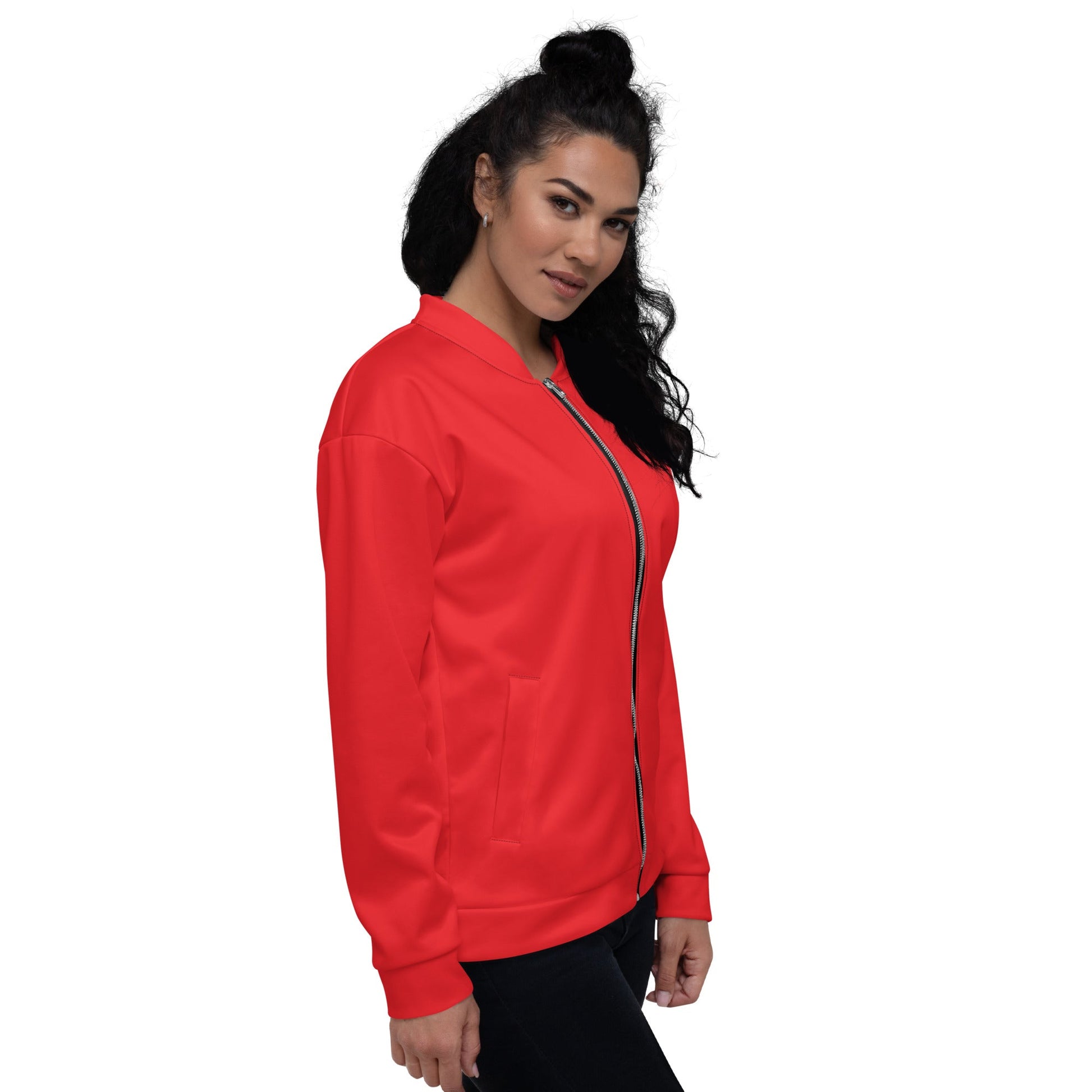 Silhouette Red Bomber Jacket - URBrand