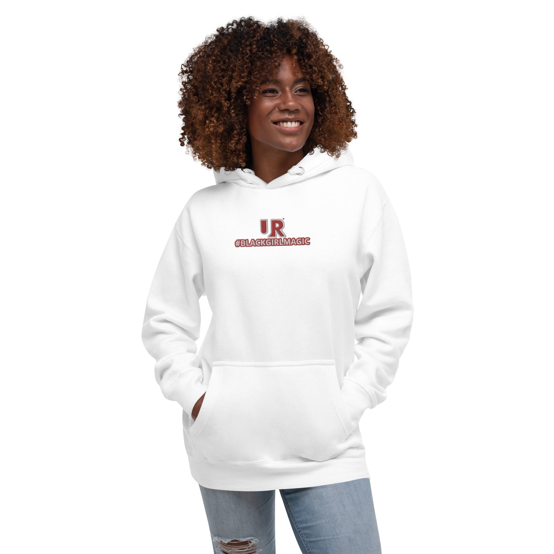 UR Black Girl Magic Embroidered Hoodie - URBrand