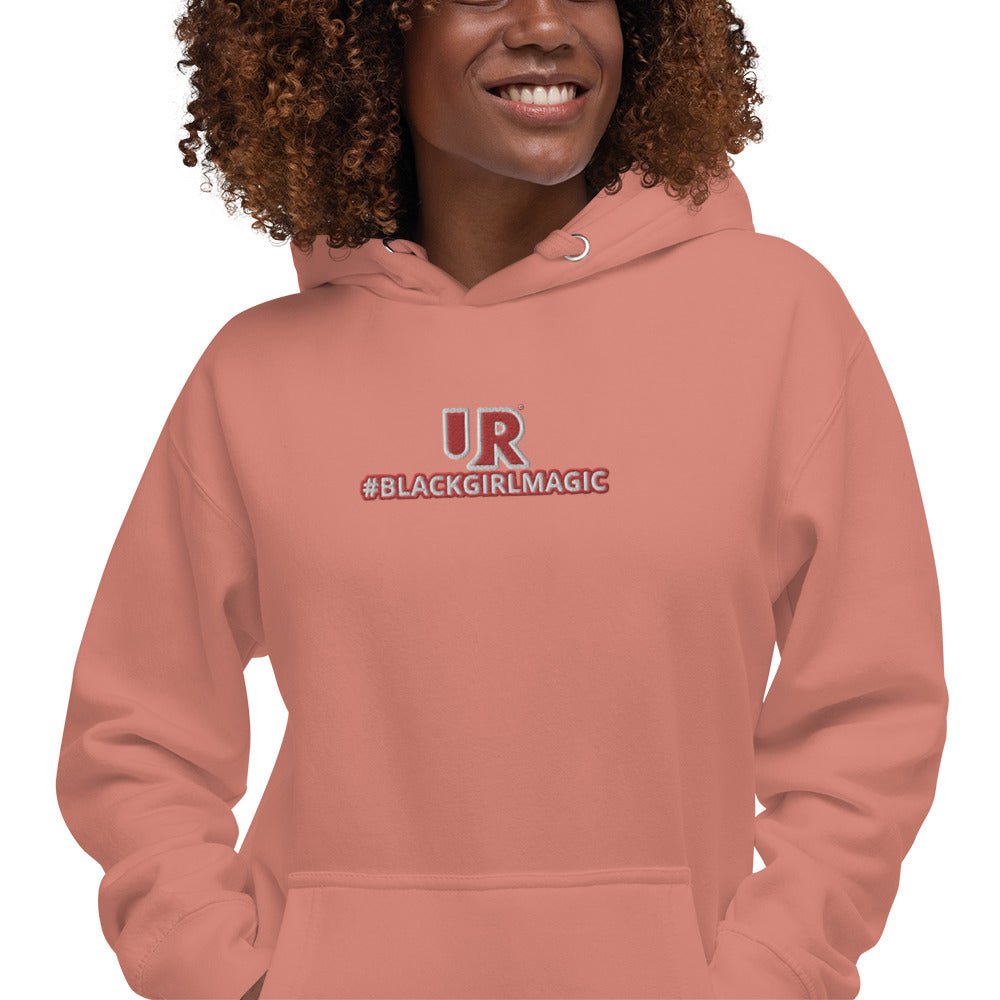 UR Black Girl Magic Embroidered Hoodie - URBrand