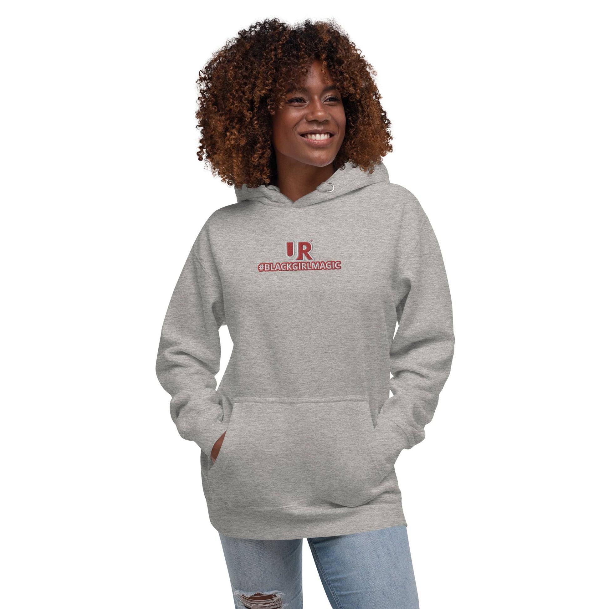 UR Black Girl Magic Embroidered Hoodie - URBrand