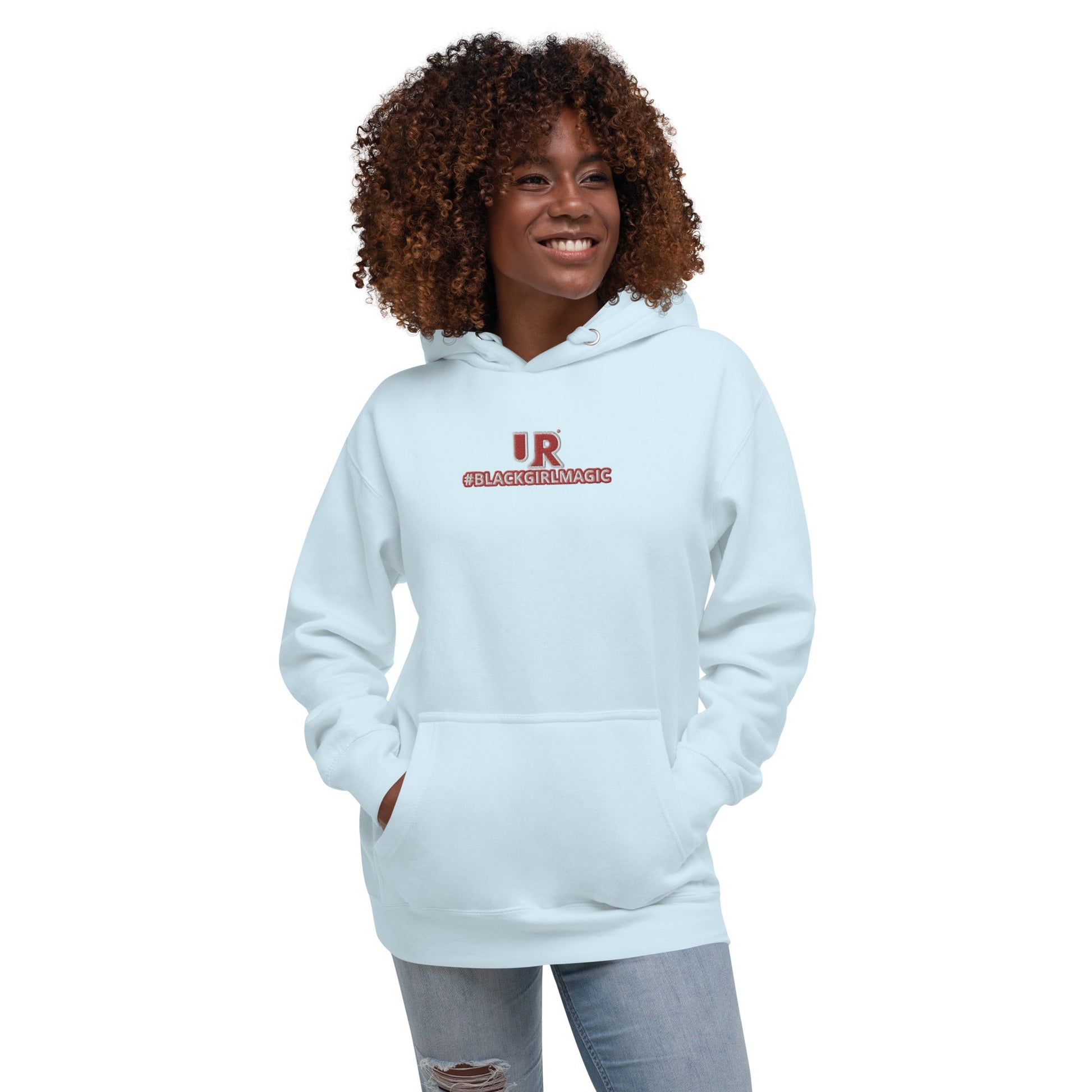 UR Black Girl Magic Embroidered Hoodie - URBrand