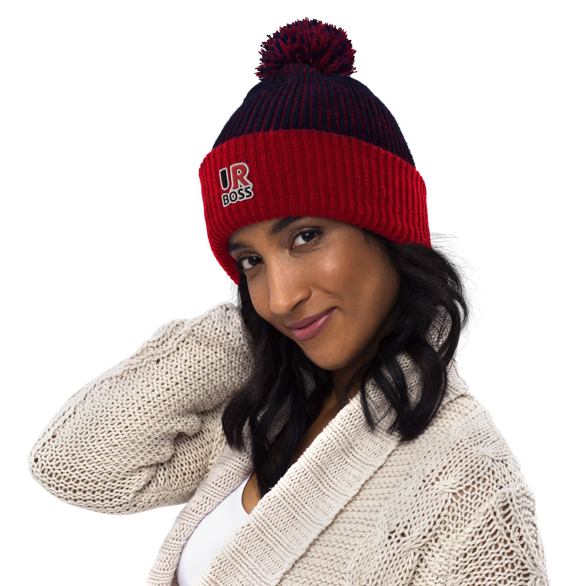 UR Boss Pom-Pom Beanie - URBrand