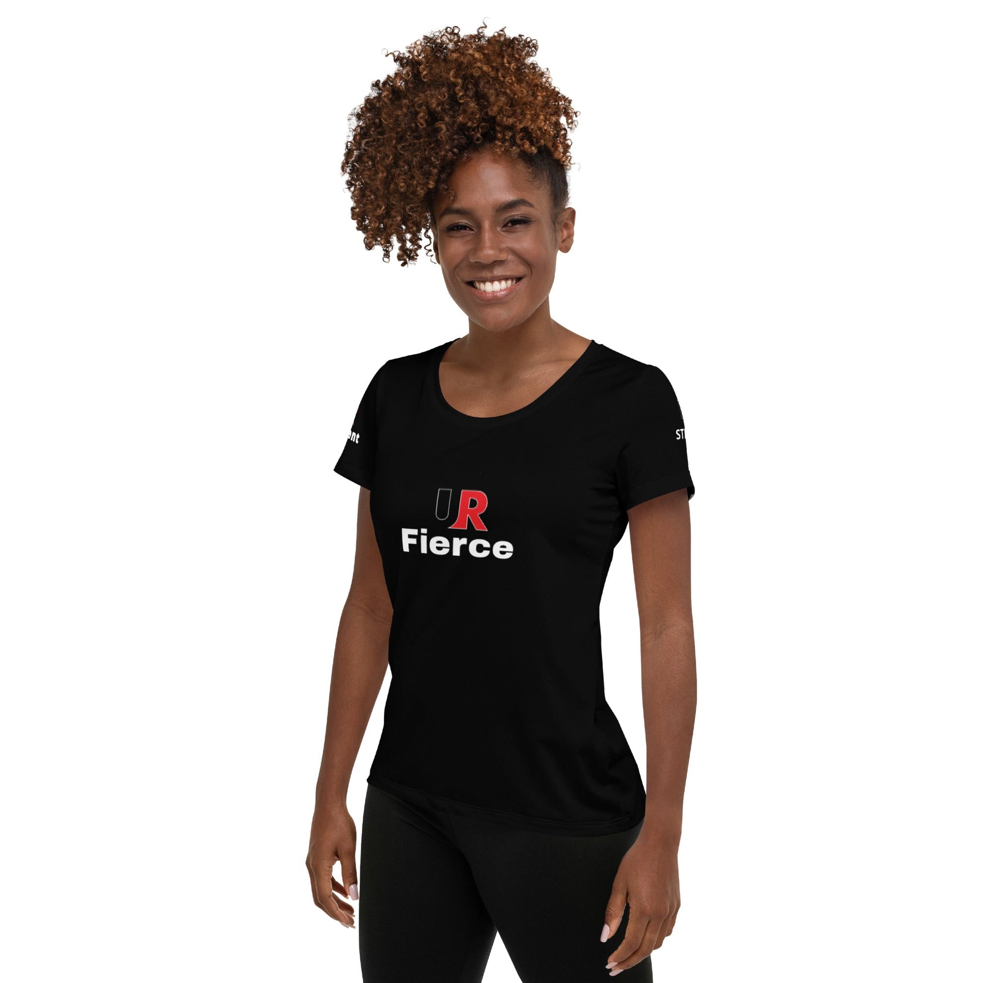 UR Fierce All-Over Print Women's Athletic T-shirt - URBrand