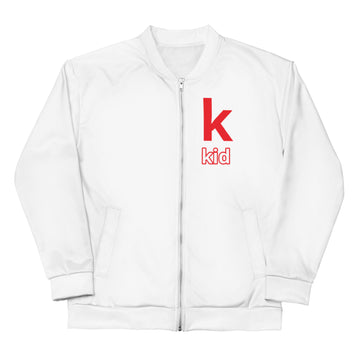 Kappa Kid's White Bomber Jacket