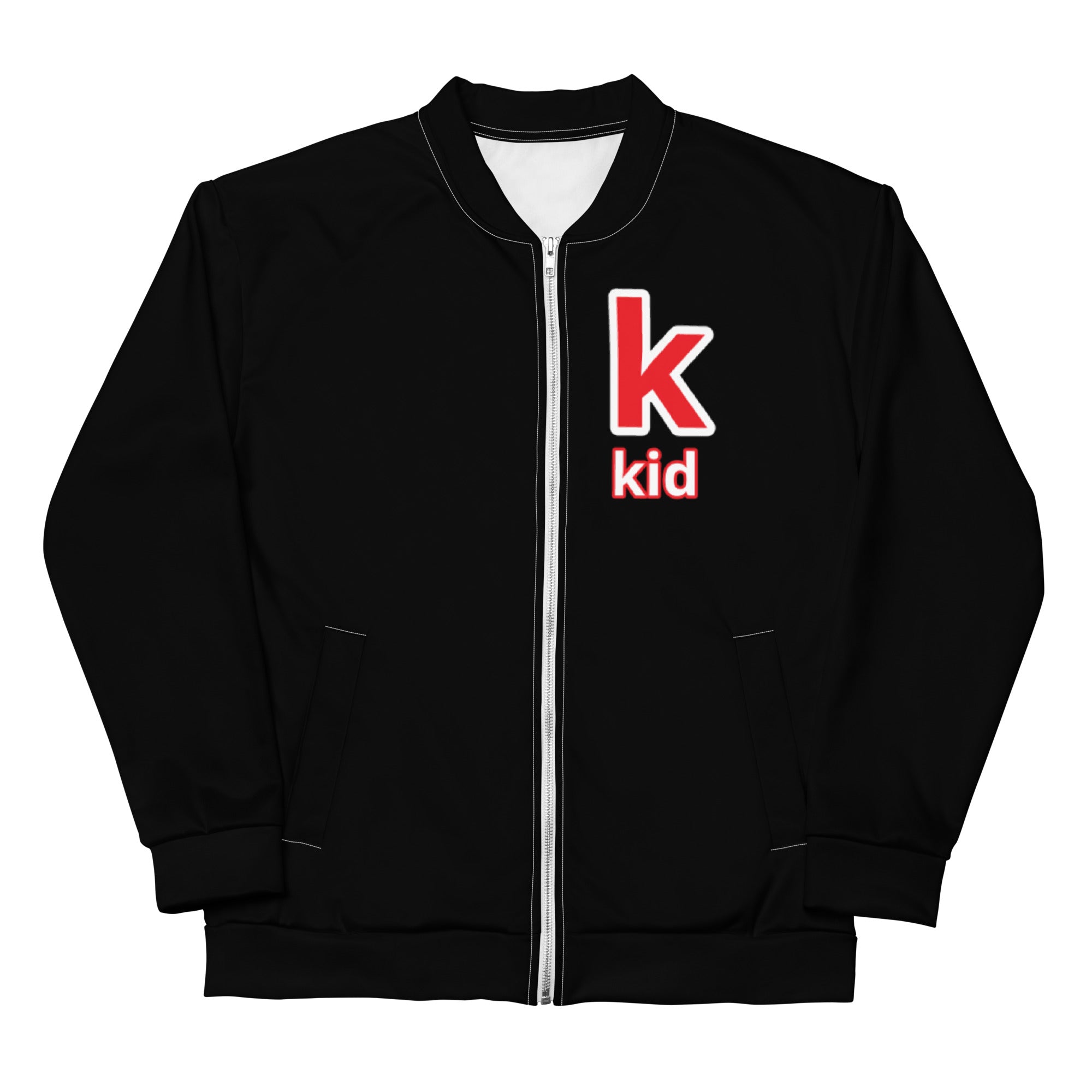 Kappa Kids Black Bomber Jacket